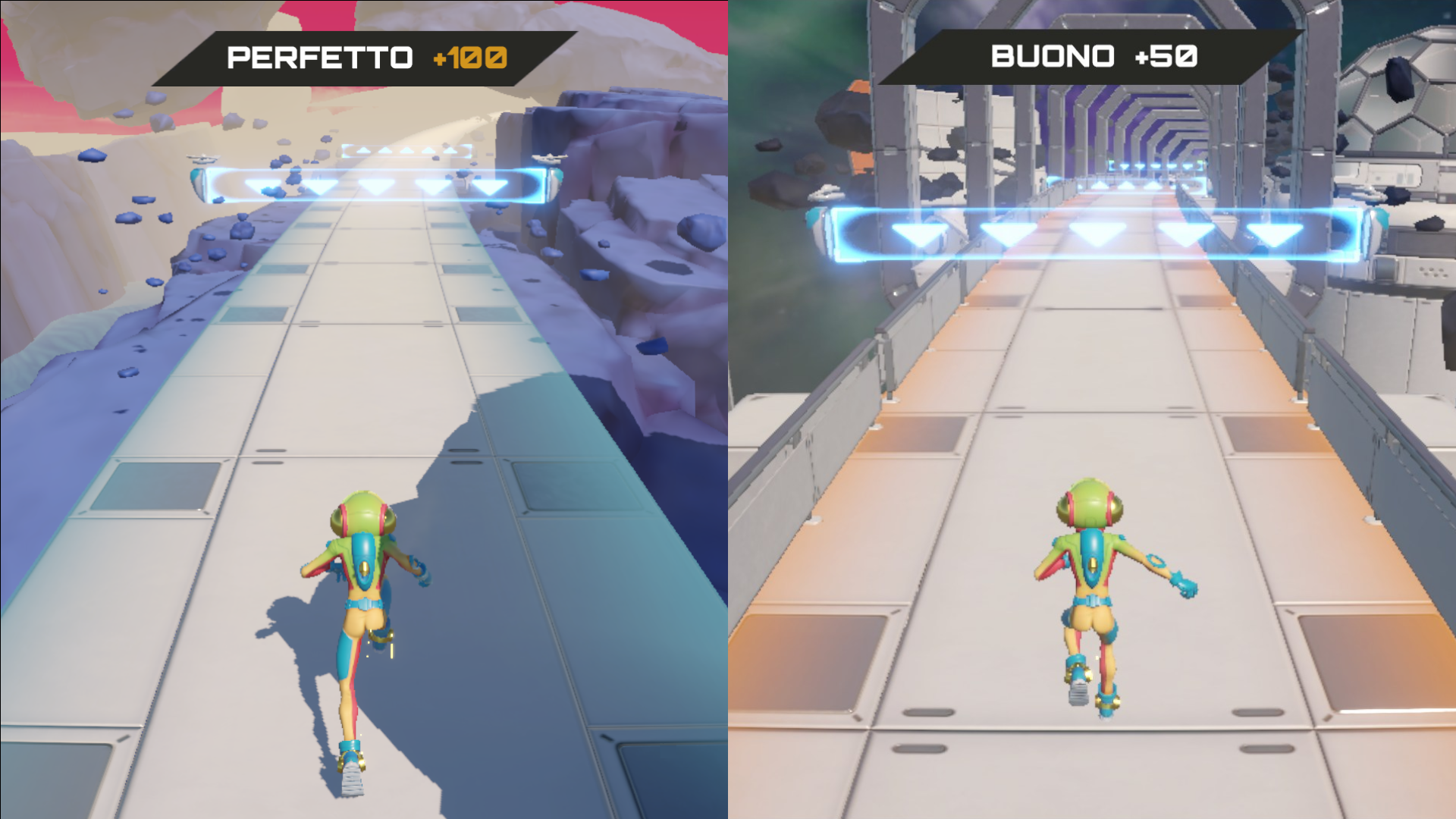 Schermata di gioco di Eye-Riders