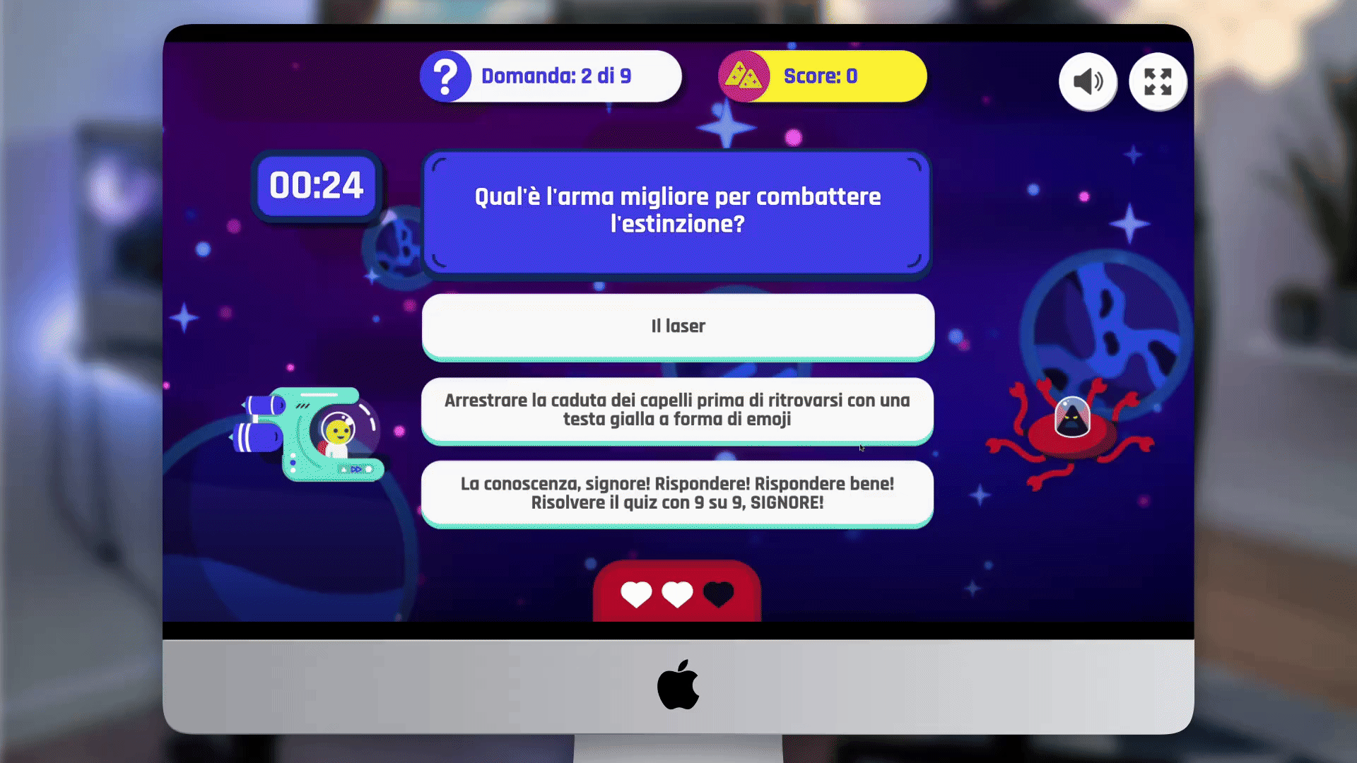Animazione Astro Quiz