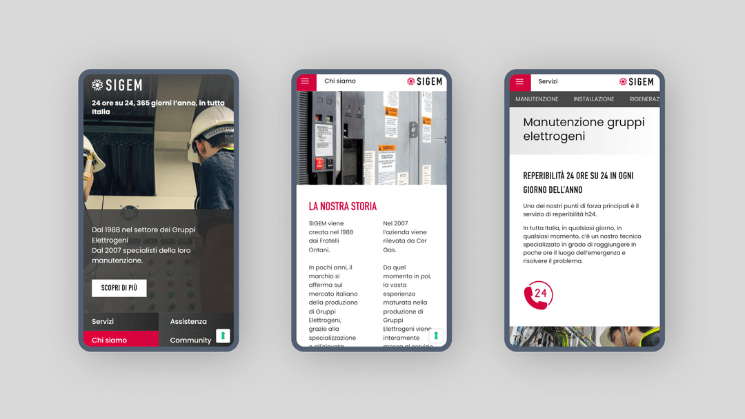 SIGEM: una struttura modulare per servizi, assistenza e storia.