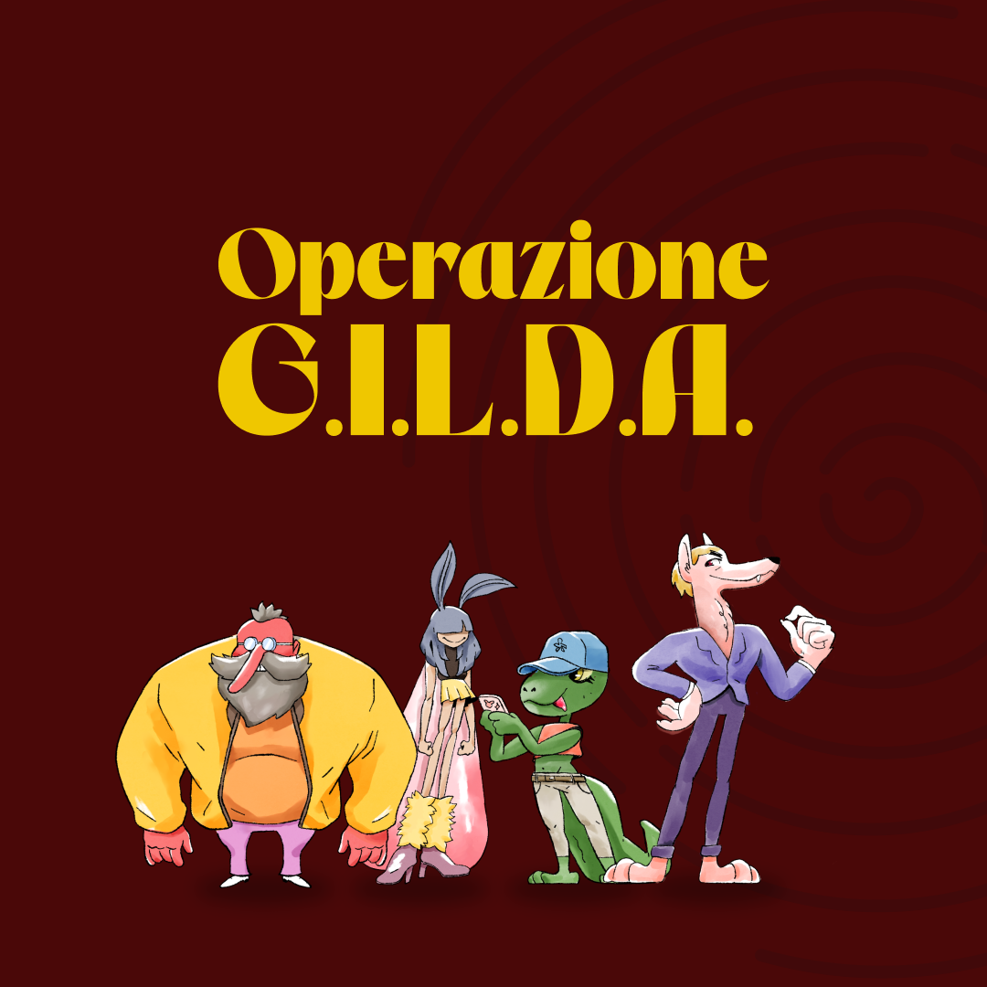 Cover 1:1 ricavata dal visual originale di Operazione G.I.L.D.A.