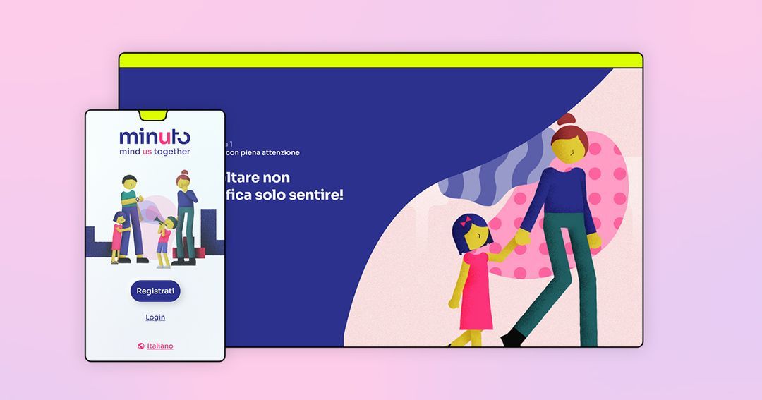Schermata dell'app MinUTo.