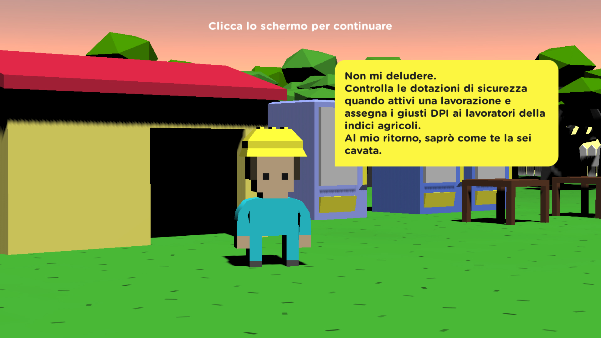 Schermata del gioco Sicuri si diventa