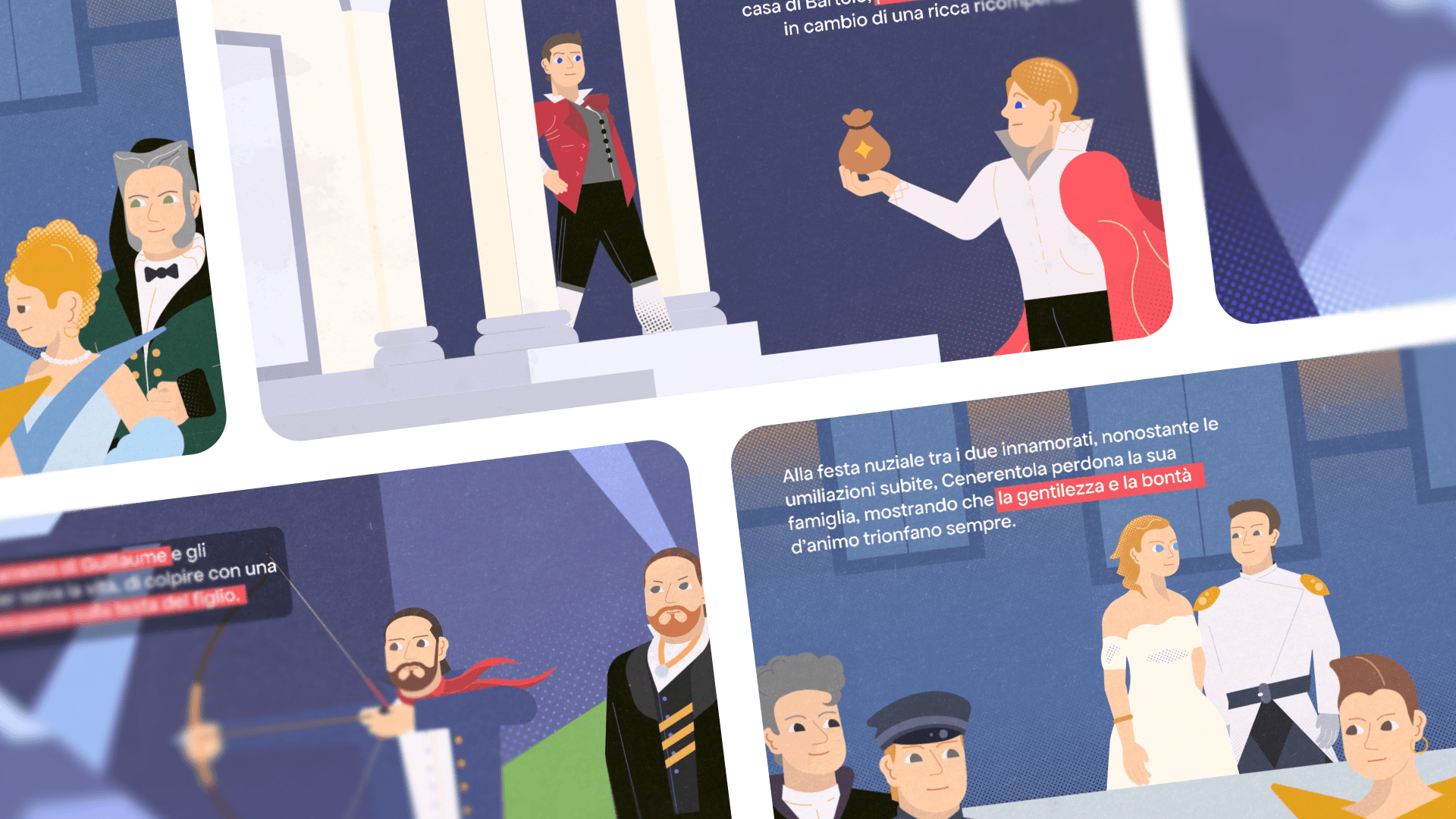Frame delle motion graphics di ROF UP!